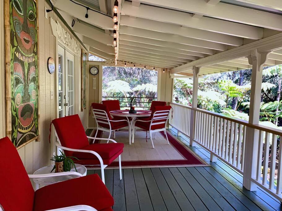 Hau'Oli Place Tiki Cottage In Волкано Экстерьер фото