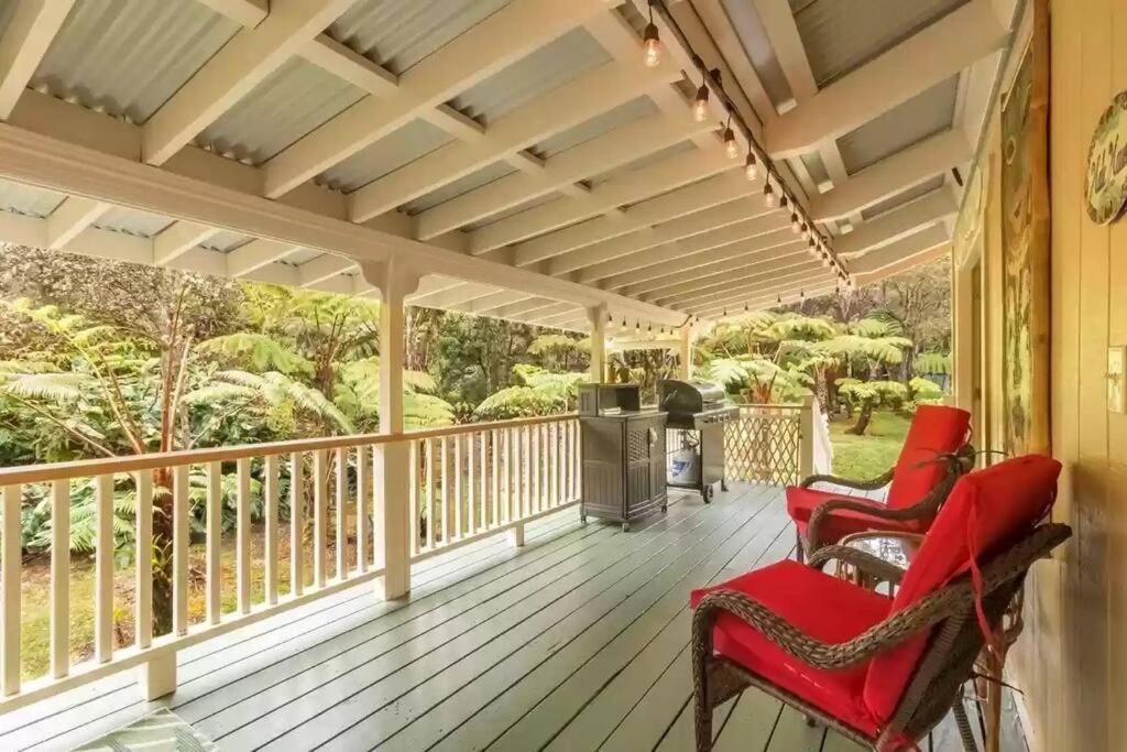 Hau'Oli Place Tiki Cottage In Волкано Экстерьер фото