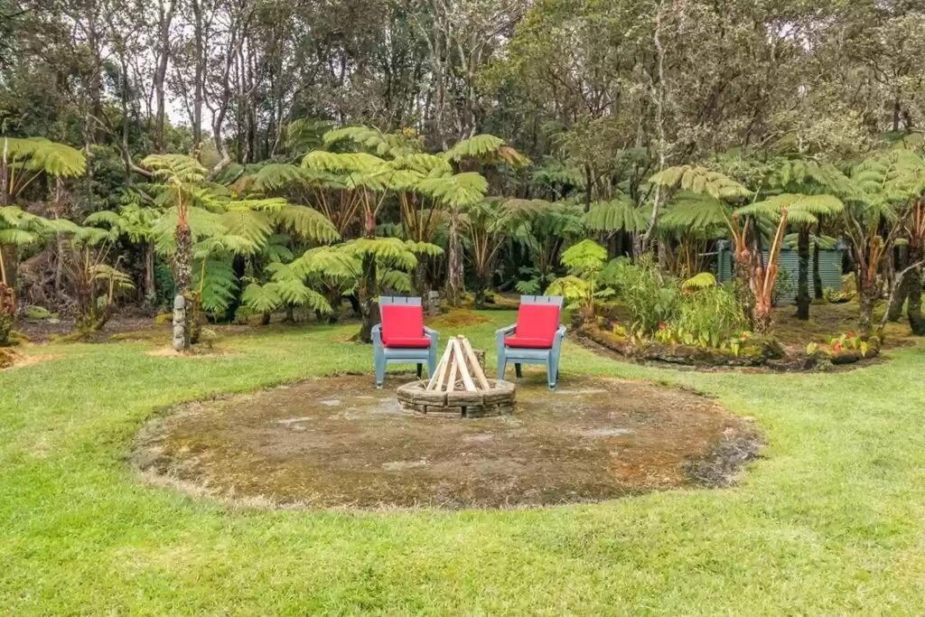 Hau'Oli Place Tiki Cottage In Волкано Экстерьер фото